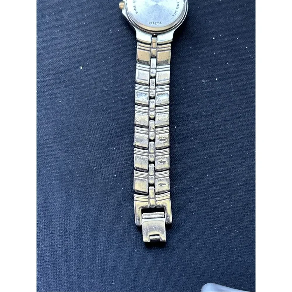 Bulova Two Tone MOP Dial Women’s Quartz Watch C876738
